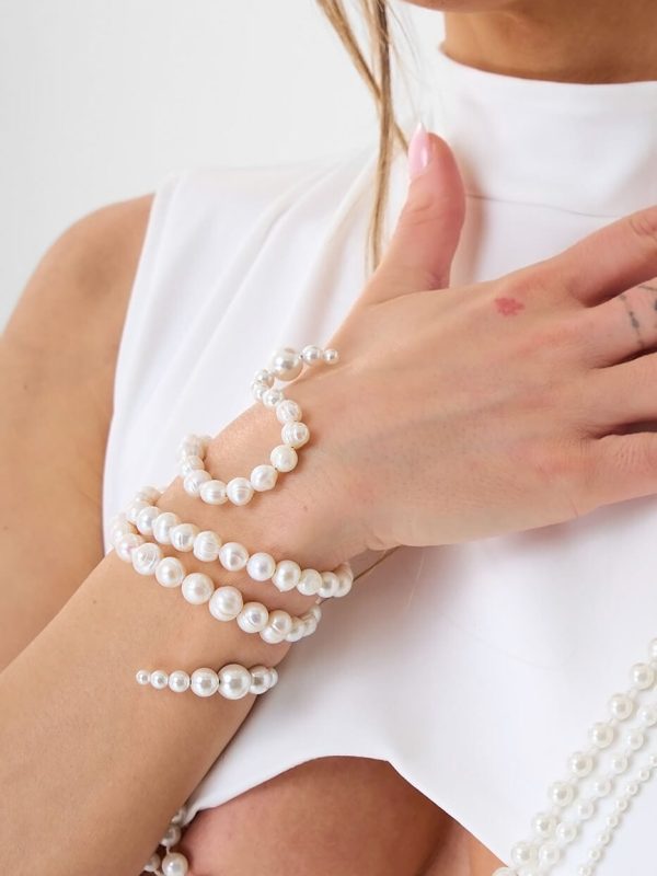 Brazalete Serpiente Blanca1 Brazalete Serpiente Blanca
