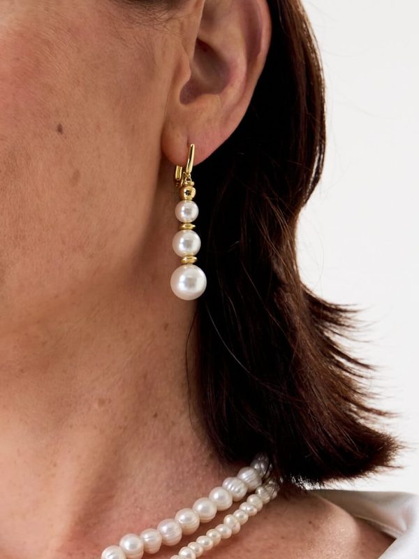 Pendientes de Perlas Gold1 Pendientes de Perlas Gold