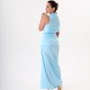 Vestido Largo Sol Celeste 2