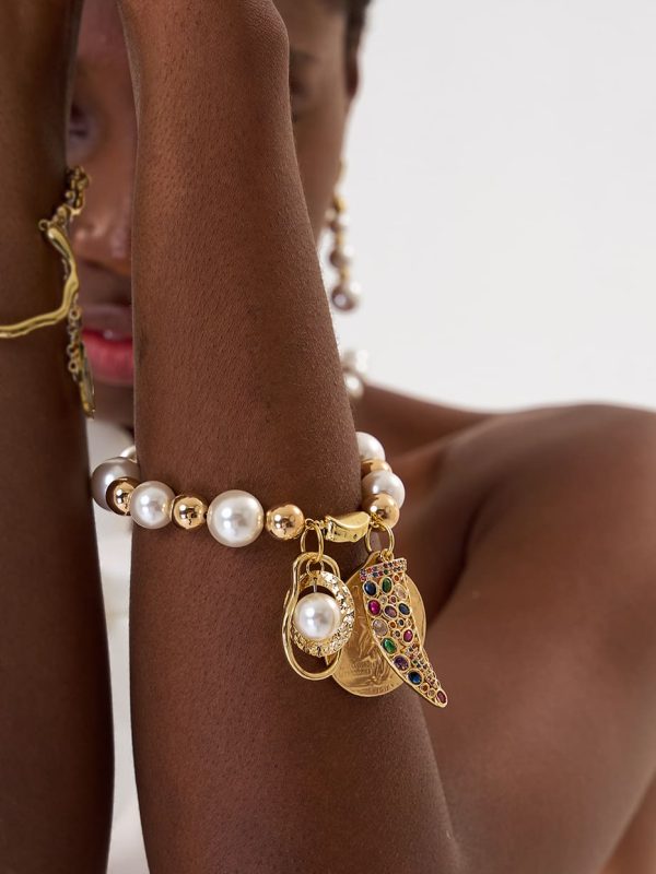 Brazalete Círculo Marino Gold