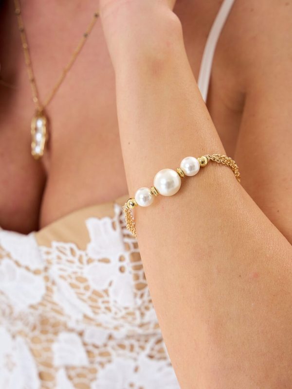 Brazalete Pearls Gold (2) Brazalete Pearls Gold