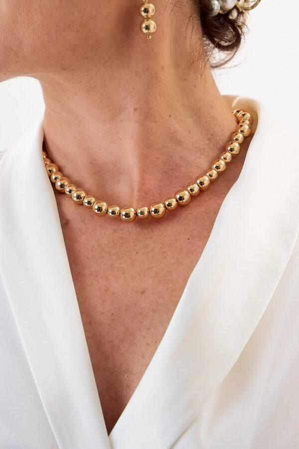 Collar Obsidiana Gold