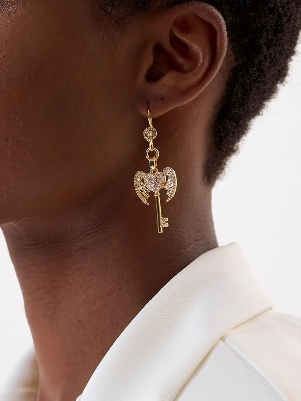 Pendientes Llave de Ángel Dorado Pendientes Llave de Ángel Dorado
