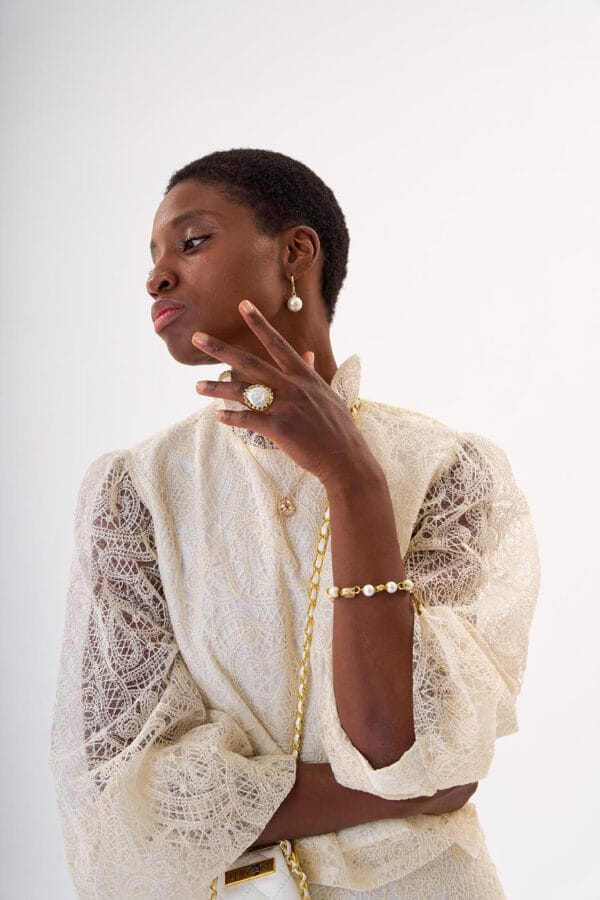 Collar Diamond Gold Artesanal - Imagen 3