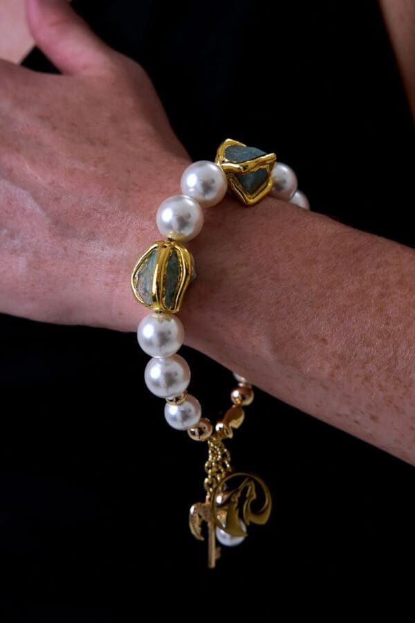 Brazalete Perlas Australianas