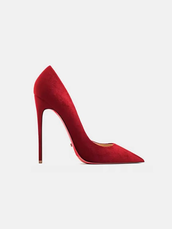 IMG_5274 Tacones Helena Rojo de Gamuza