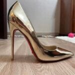 Tacones Helena Dorada