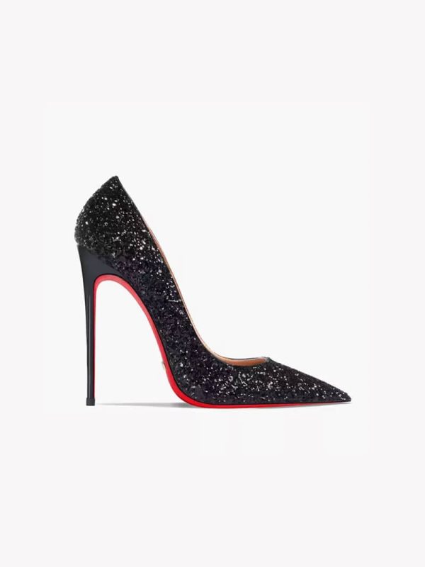 IMG_5308 Tacones Helena Negra Purpurina