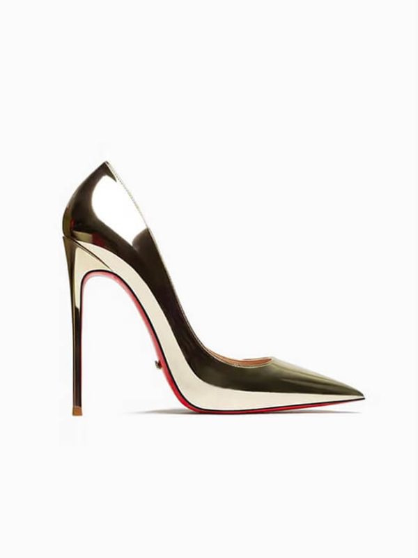 Tacones Helena 000) (3) Tacones Helena Dorada