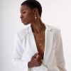 blazer Conjunto Traje y Falda Blanco Conjunto Traje y Falda Indira