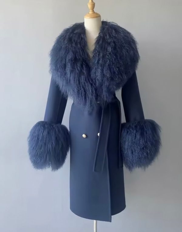 Abrigo Elena Azul Oscuro - Imagen 4