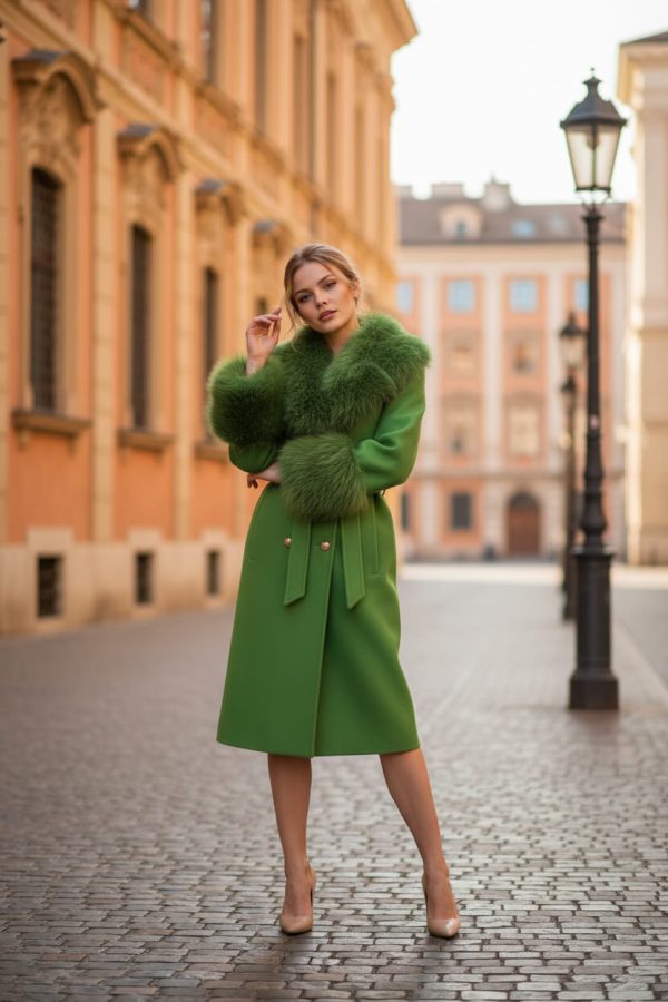 Abrigo Elena Verde - Imagen 2