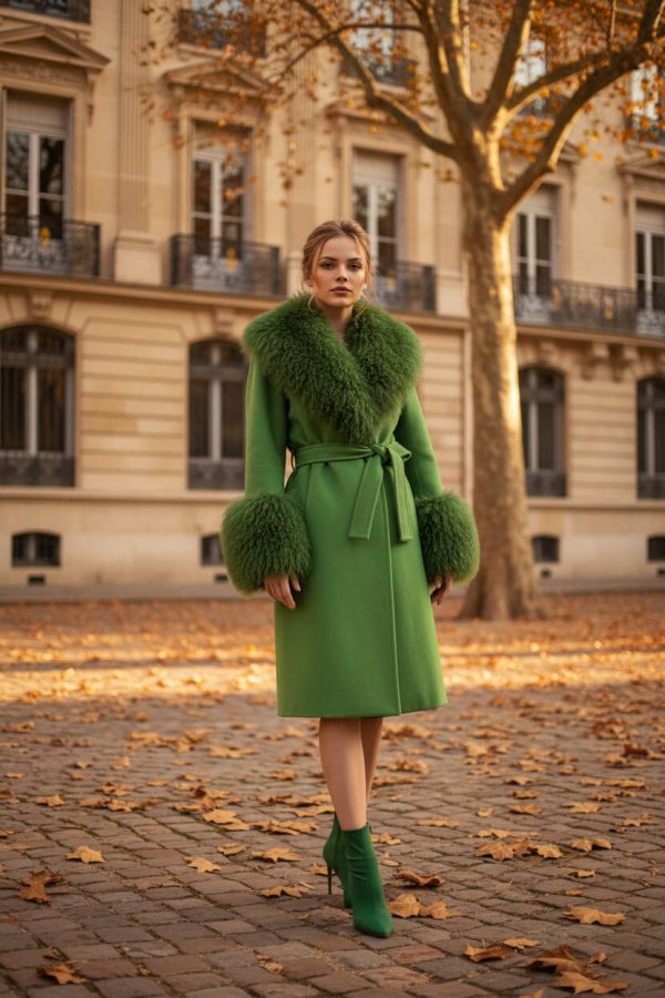 Abrigo Elena Verde - Imagen 3