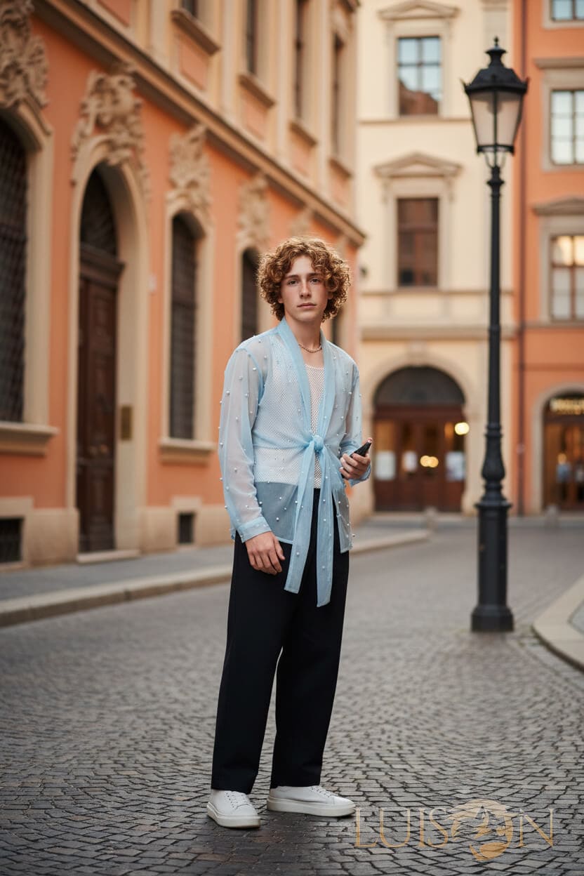 Camisa Perl Azul - Imagen 4