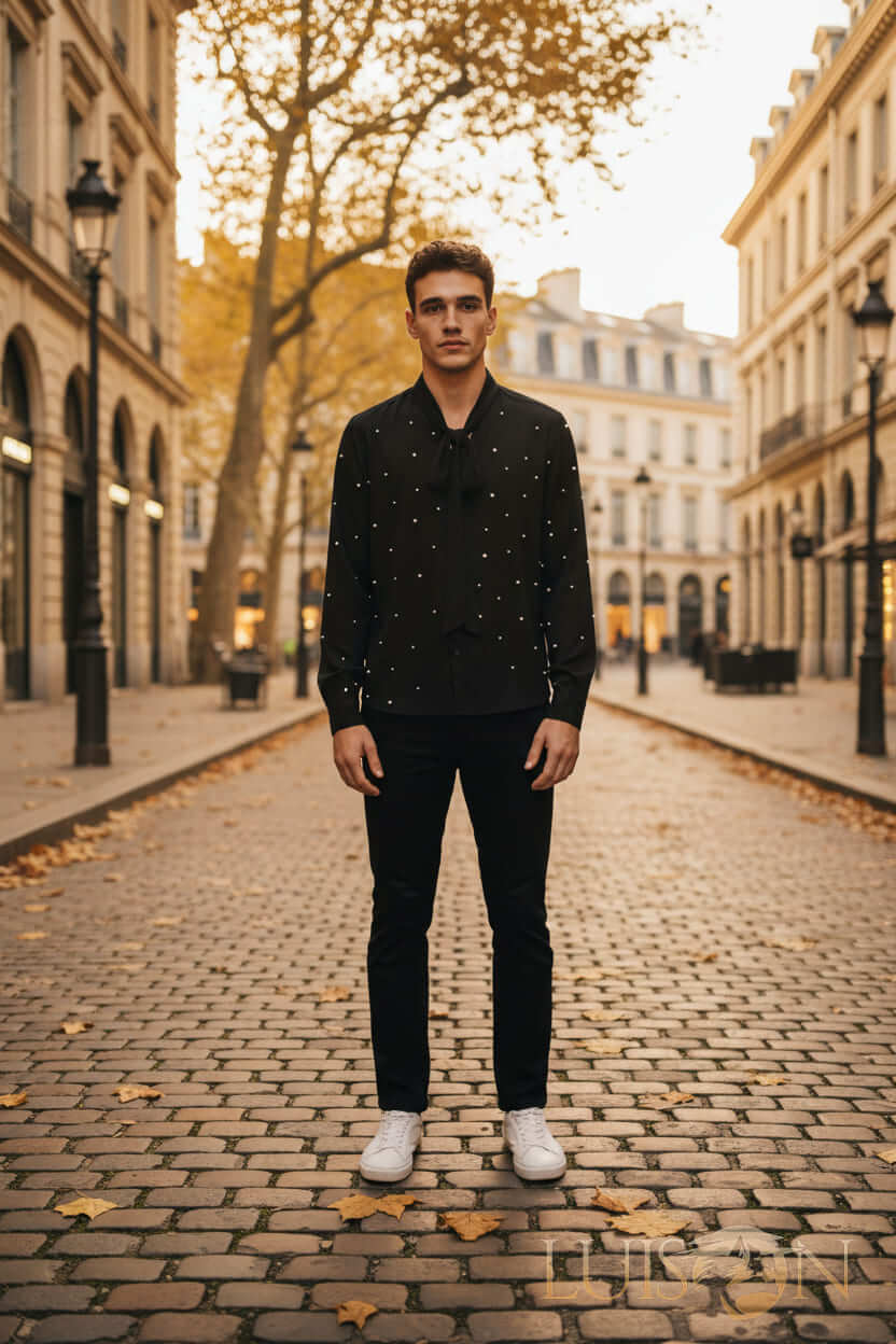 Camisa Perl Negro - Imagen 2