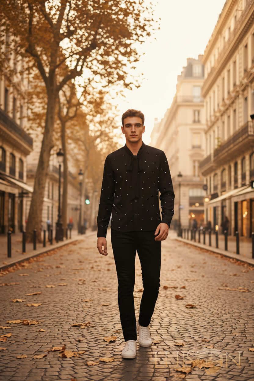 Camisa Perl Negro - Imagen 3