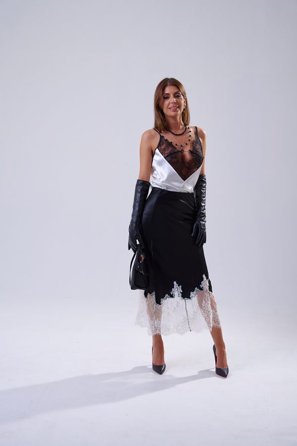 Top Falda Midid Negro (5) Falda Midid Negro