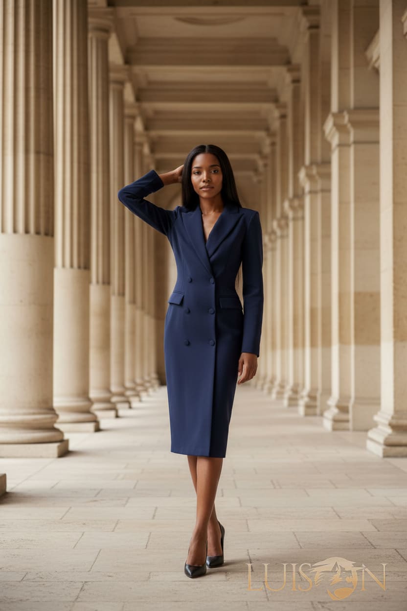 Vestido Angela Azul - Imagen 3