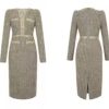 Screenshot Vestido Jaklin Beige Dorado