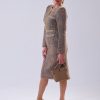 Vestido Jaklin (8) Vestido Jaklin Beige Dorado