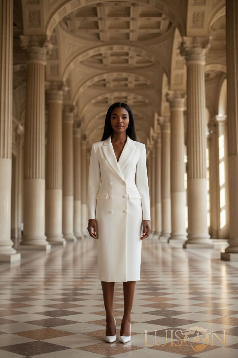 Vestido Angela Blanco - Imagen 2