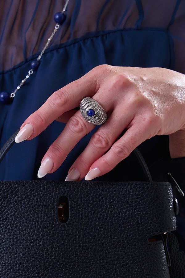 Anillo Lapislázuli Silver