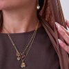 Conjunto de Collares Unisex Lágrimas de Otoño (2) Conjunto de Collares Unisex Lágrimas de Otoño