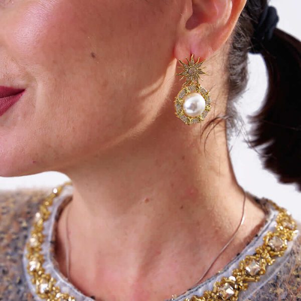 Pendientes Unisex Extravaganza Gold