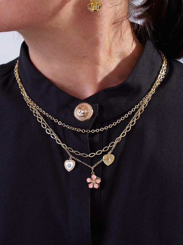 DSC01875 Conjunto de Collares Amor Rosa