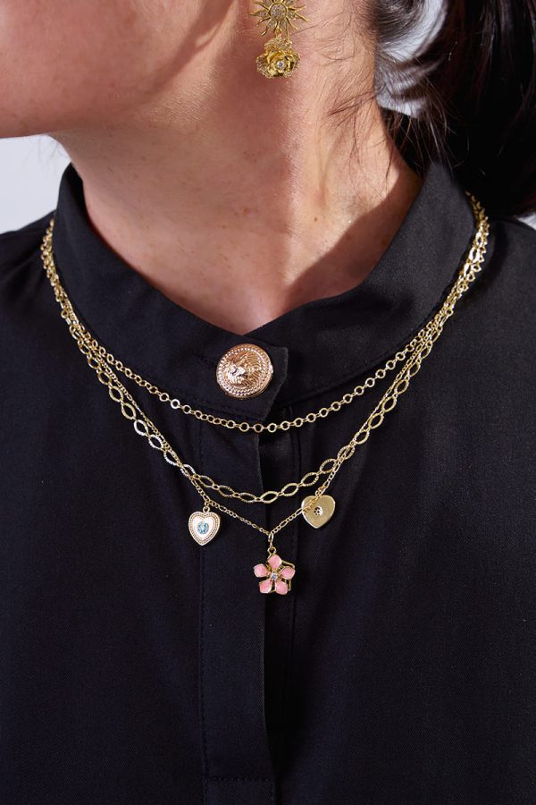 DSC01875 Conjunto de Collares Amor Rosa