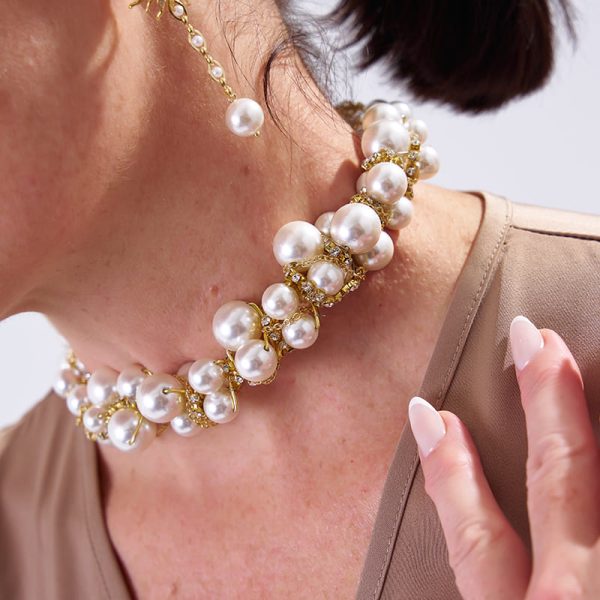Gargantilla Mistyc Pearl Gold