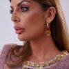 Pendientes Jade Marino Gold (1) Pendientes Jade Marino Gold