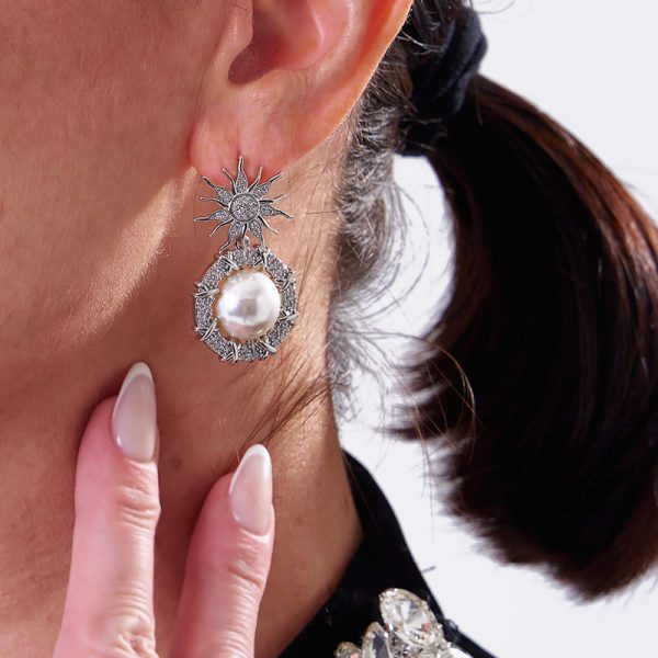 Pendientes Unisex Extravaganza Silver