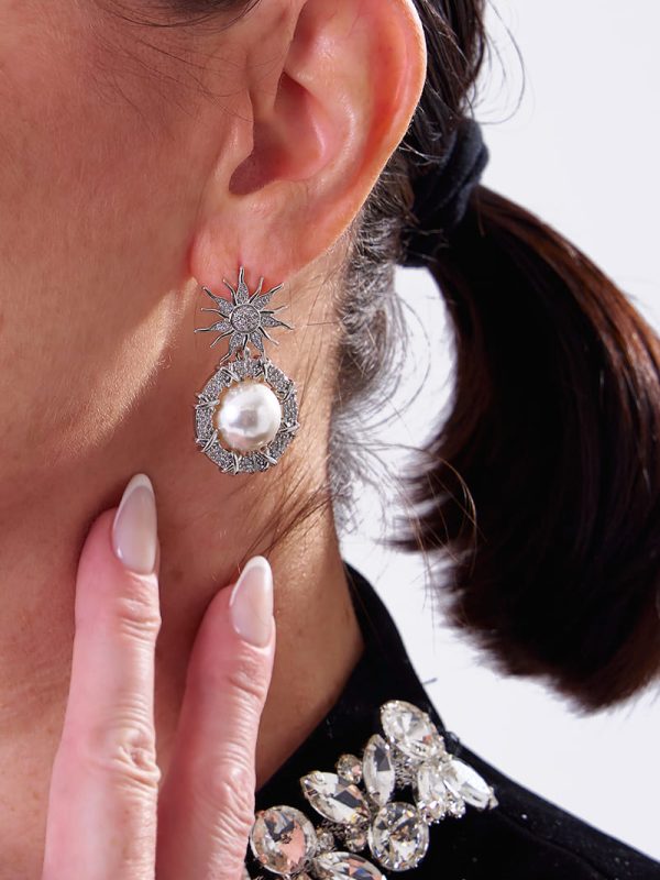 Pendientes Unisex Extravaganza Silver
