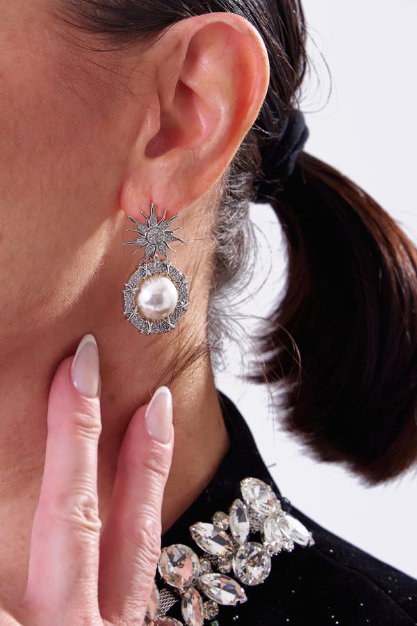 Pendientes Unisex Extravaganza Silver (1) Pendientes Unisex Extravaganza Silver